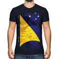 Tokelau Grunge Flag T-Shirt T-Shirt Top Football Gift Jersey Clothes