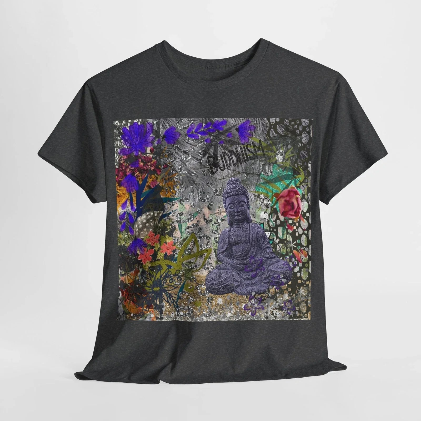 BUDDHISM Unisex Cotton Tee, Kawaii Shirt, Anime Apparel