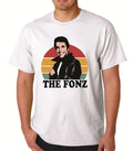 THE FONZ - HAPPY DAYS T-SHIRT FONZIE RETRO DESIGN TV SHOW