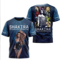 Shakira Las Mujeres Ya No Lloran World Tour AOP 3D T shirt