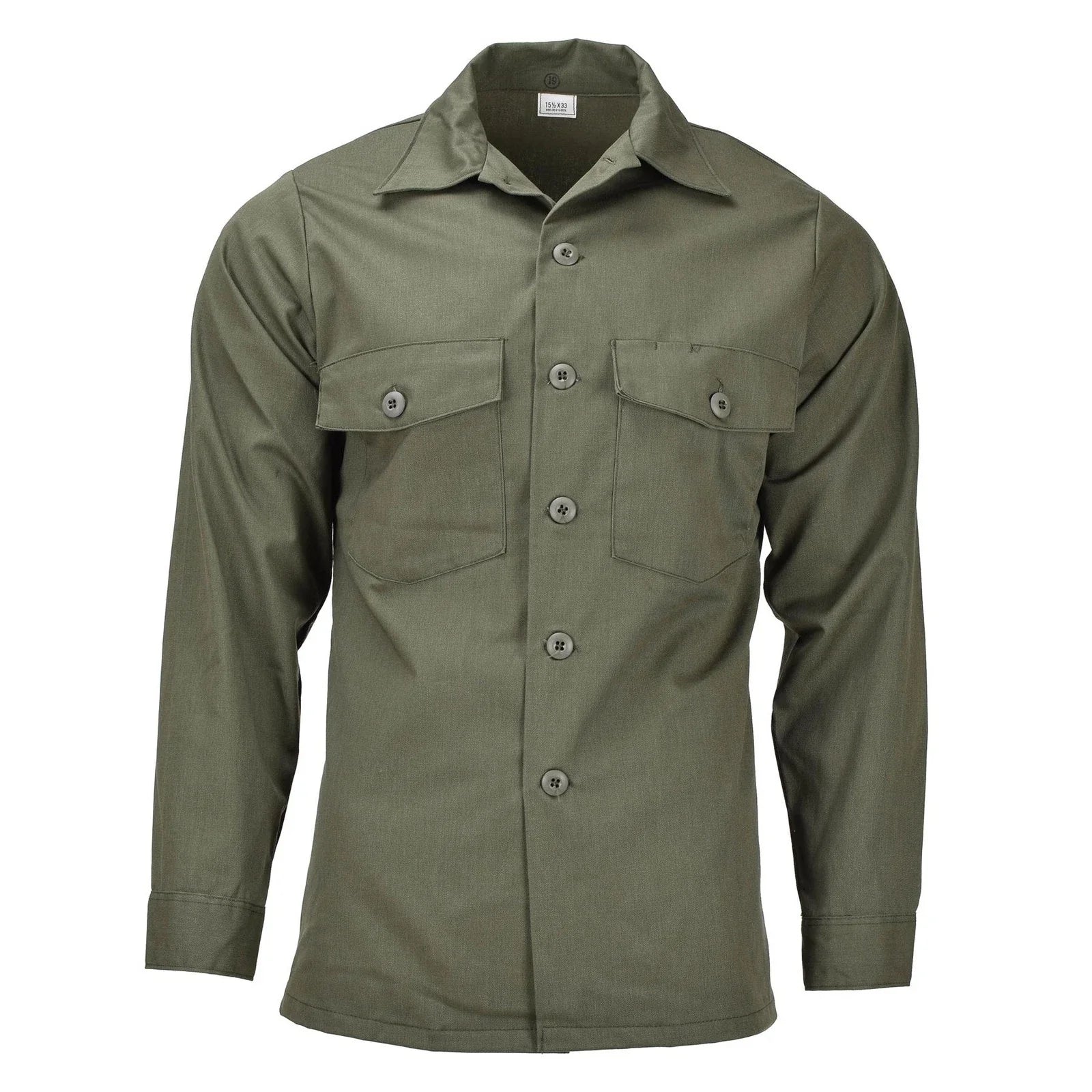 Original American army long sleeve tactical shirt olive fatigue military field