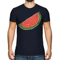 Grunge Melon Slice Men's T-Shirt Gift Sketch Design
