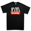 Daddy McDonald Fast Food Funny Fathers Day Gift Present Joke Mens T shirt Tee