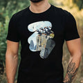 Mens Puffin Print Cotton T-Shirt Size XS to 5XL