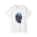 Spiky Neon Skull Tee | Grunge Goth Skull Shirt