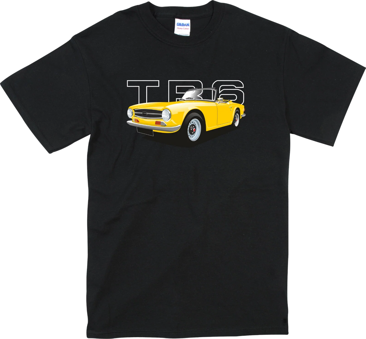 Trioumph TR6 Classic Car T Shirts Vintage Retro Designs