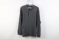 Vtg 90s Y2K Streetwear Mens Large Thermal Waffle Knit Long Sleeve Henley T-Shirt