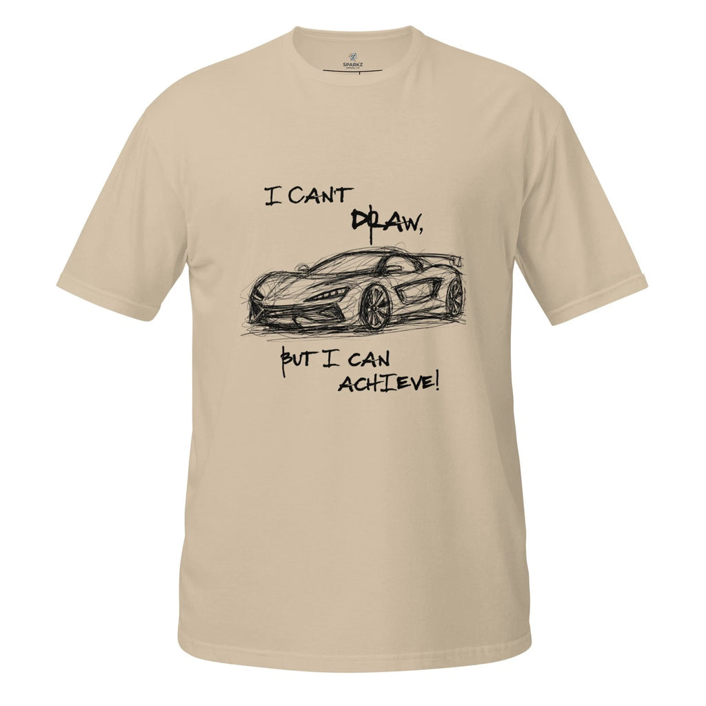 Modern Sports Car Line Art Graphic Tee – Streetwear Short Sleeve Unisex T-Shirt