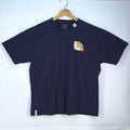 LRG 1947 Logo Graphic Print T Shirt Men's 2XL Navy Blue Streetwear Skate Urban