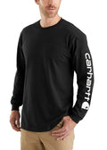 CARHARTT MEN'S K231 LONG SLEEVE SIGNATURE GRAPHIC TEE-26 COLOR OPTS!!!