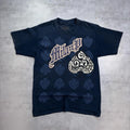 Y2K Navy Milan Grunge Gothic Skater T-Shirt