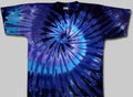 Blue Tie Dye shirt - Purple and Blue tie dye shirt - Blue Purple dyes All sizes