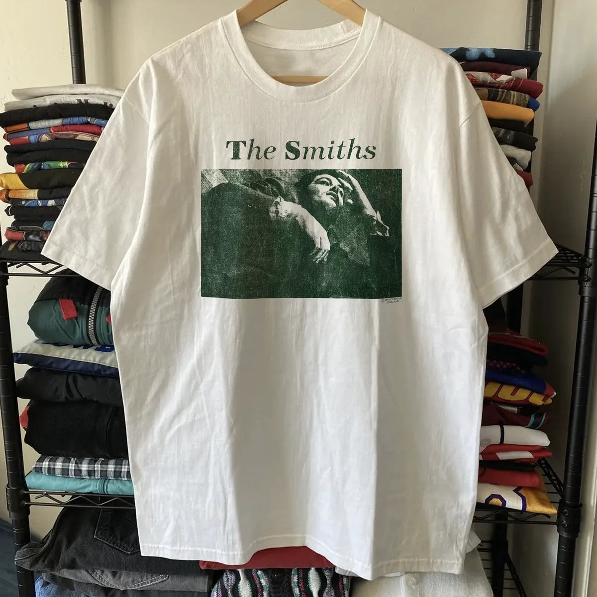 80s The Smiths Washed T-Shirt White L