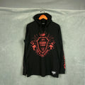Golden Aesthetics t shirt Long Sleeve Hooded Mens Medium Robby Robinson Gym