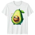 Happy Cute Kawaii Avocado Smile T-Shirt Kawaii Food Avocado Birthday