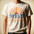 Senior Sunrise 2026 Boho Colorful High School Jenior Retro T-Shirt