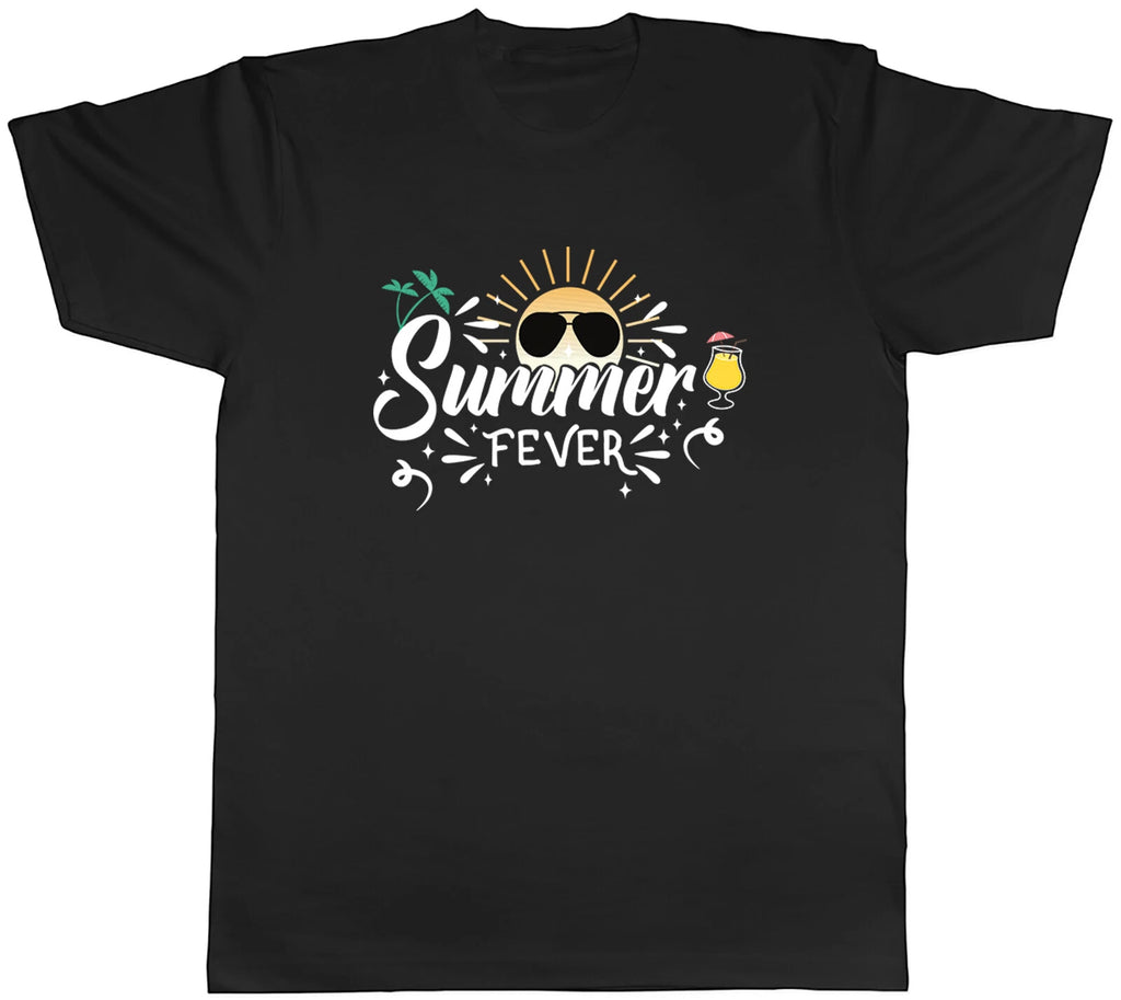 Summer Fever Mens T-Shirt Holiday Vacation Travel Unisex Tee Gift