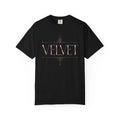 VELVET Luxury T-Shirt | Rose Gold Graphic Tee | Minimal Nightlife Fashion Shirt