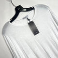 Cotton On White Long Sleeve Top Mens Size S Essi 2 L/S Viscose Blend Casual
