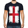 ENGLAND ST GEORGE GRUNGE FLAG MENS T-SHIRT TEE TOP ENGLISH FOOTBALL GIFT SHIRT