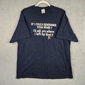 Vintage Funny Graphic Shirt Mens XL If I Could Remember Name Keys Tee Joke Humor