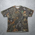 VTG Mossy Oak Shirt Mens XXL Breakup Camo Camouflage Hunting Oversized