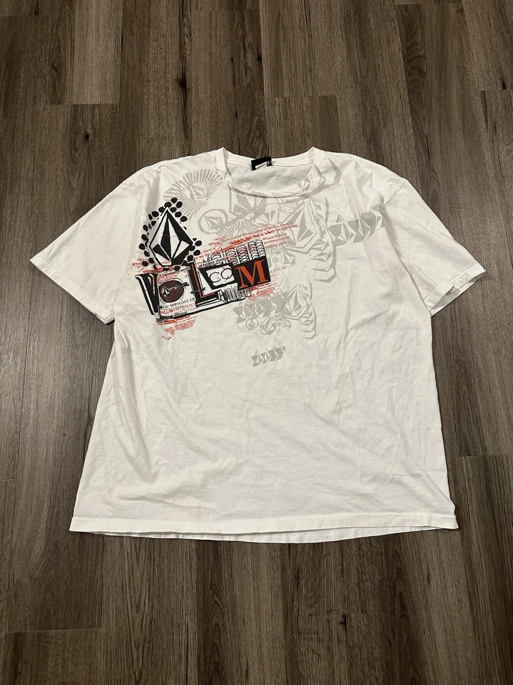 Vintage Y2K Volcom skate grunge tshirt tee Skateboard Xl