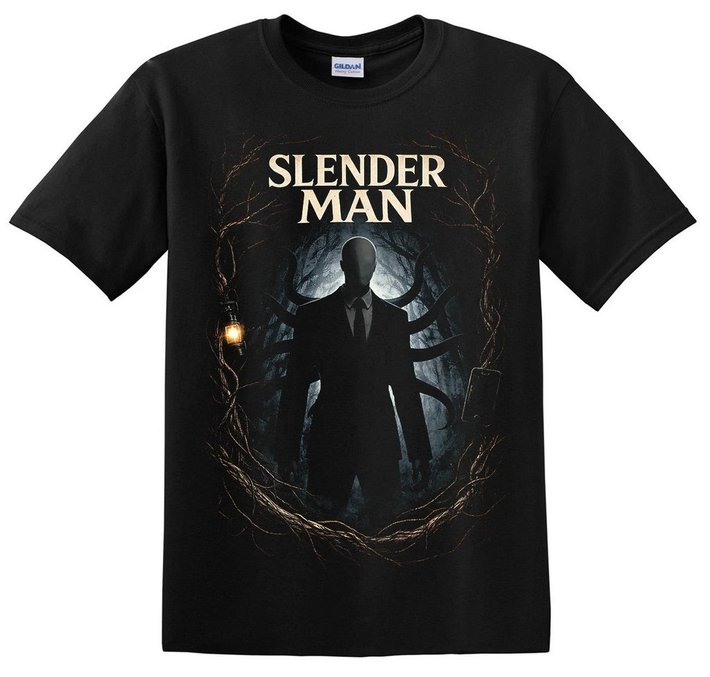 SlenderMan T Shirt - Slender Man Creepypasta Horror Goth Grunge Anime