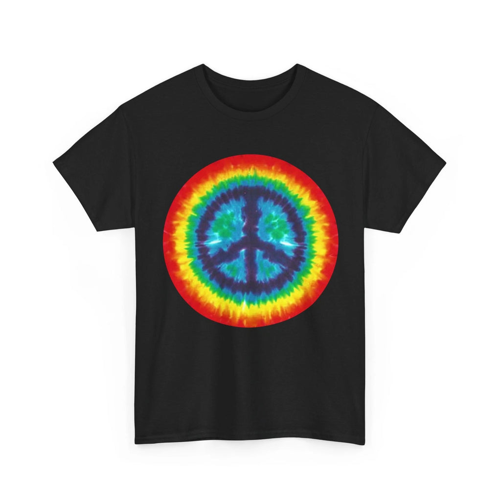 Peace Sign T-Shirt, Hippie 80's Colorful Peace Sign Lovers Women Men Shirt