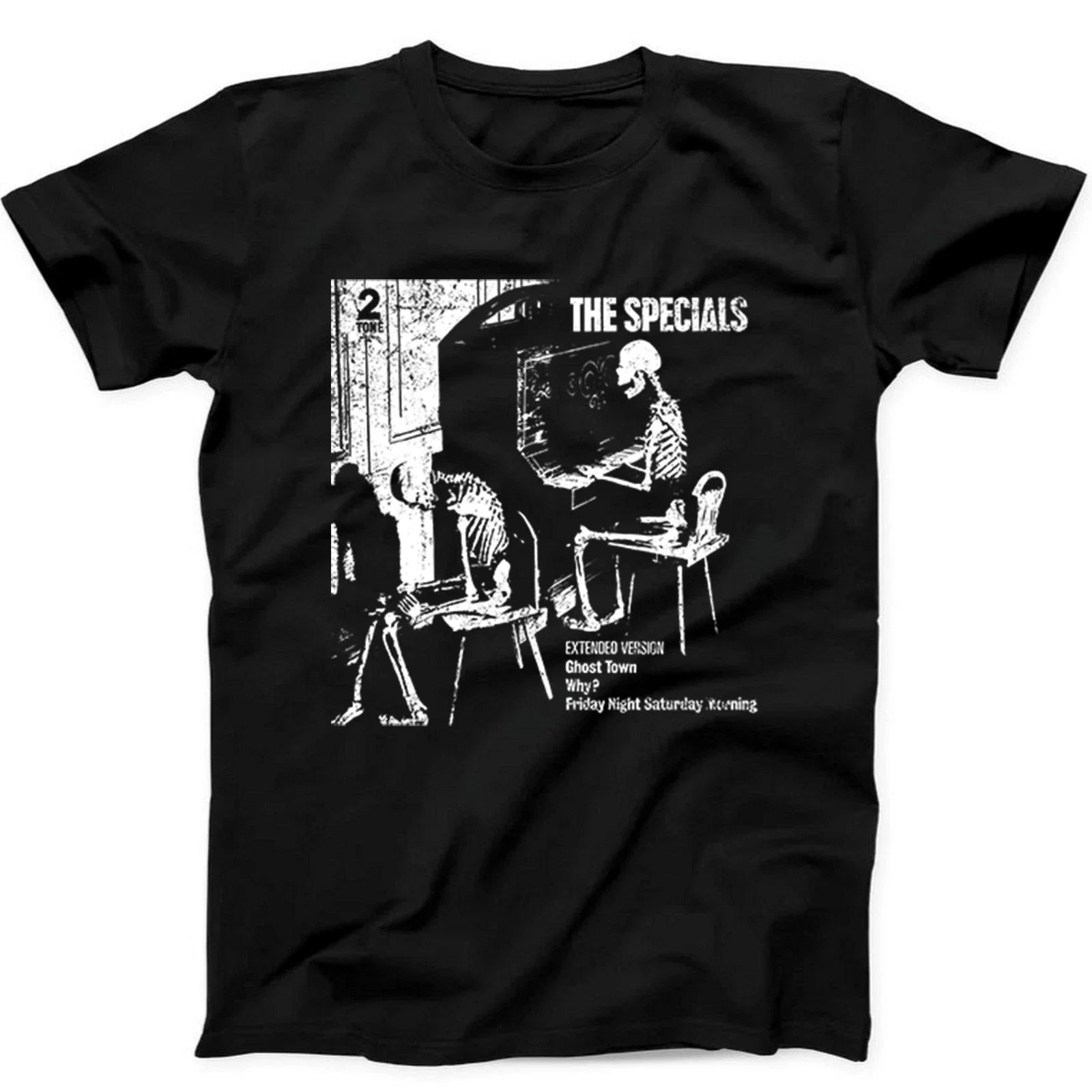 The Specials Ghost Town 2 Tone Ska Music T Shirt   523