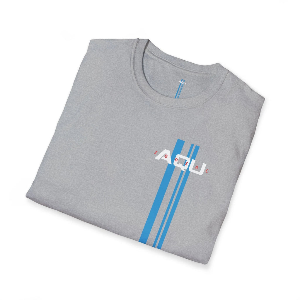 Aquarius Zodiac Sign Lucky Color Stripes Minimalist Shirt Men Women Unisex Gift