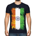 India Flag Grunge Mens T-Shirt Bharôt Bra? Rat Indiy? Indian