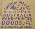 Ghanda Surf Tee Large Boho Hippie Australia Surfing Nature Outdoors Y2K