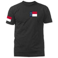 State of North Carolina Flag Crest Graphic T-shirt