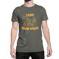 Camp Know Where TV Inspired Mens Ladies Unisex Retro  T-Shirt Dustin Nerd