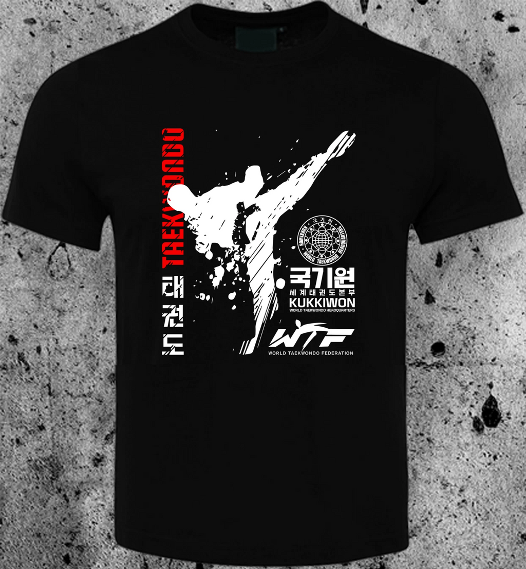 New World Tae kwon Do Federation Korean Martial Art WTF Kukkiwon T-shirt HQ