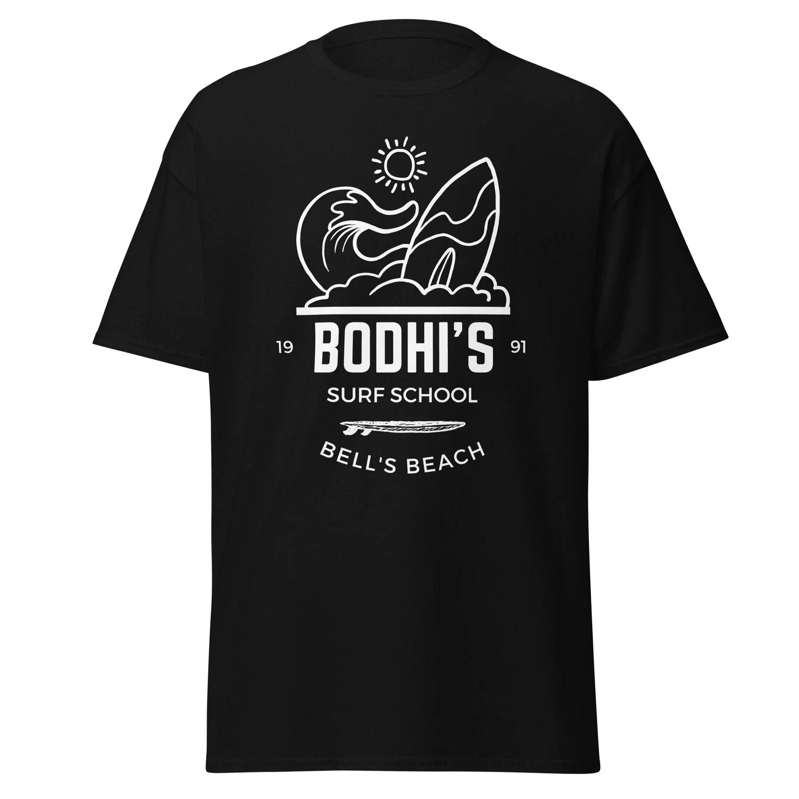 Bhodi's Surf School - 90's Point Break Movie Quote Parody Shirt, Unisex
