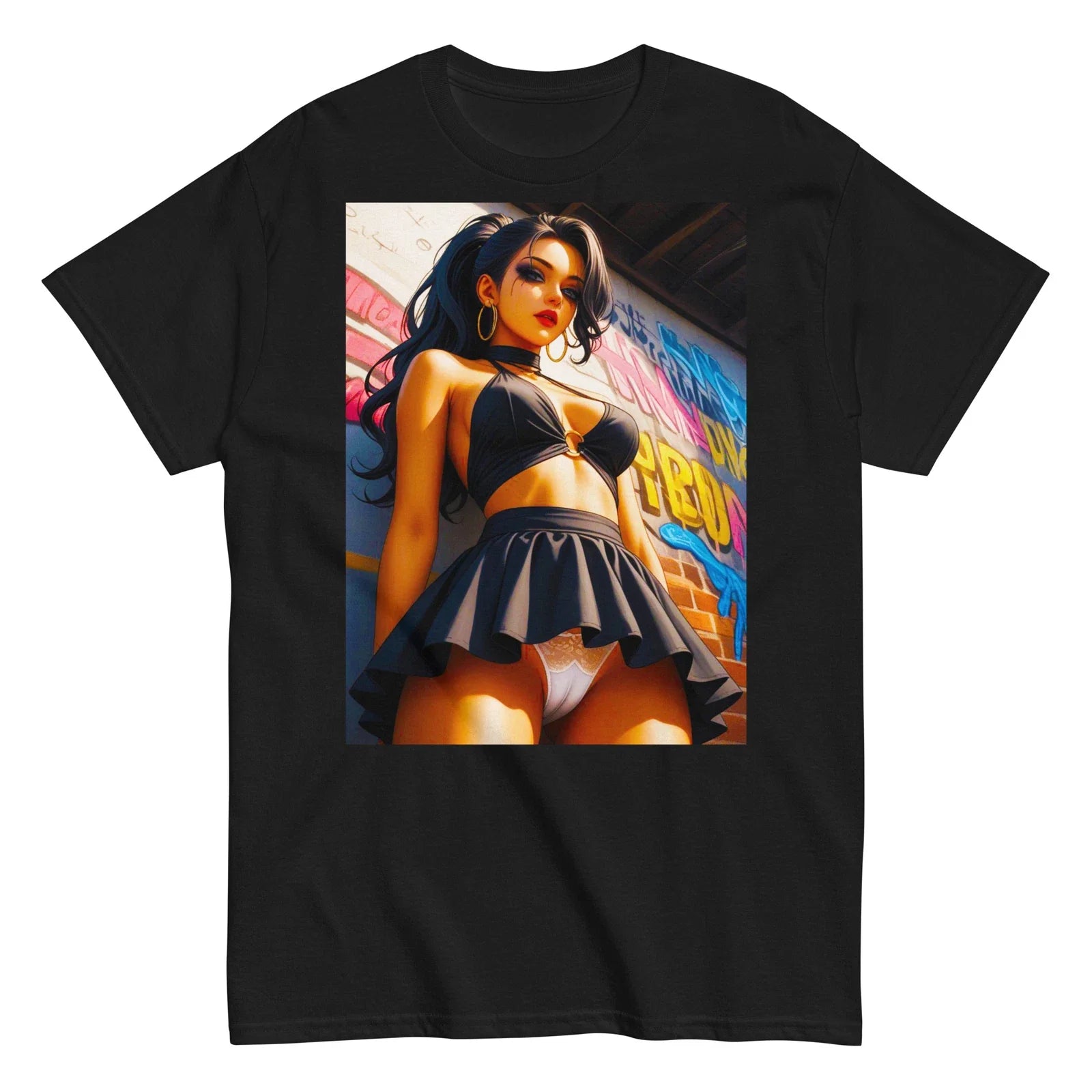 Hot Ecchi Anime Girl Hentai Sexy Manga Waifu Short-Sleeve Unisex T-Shirt