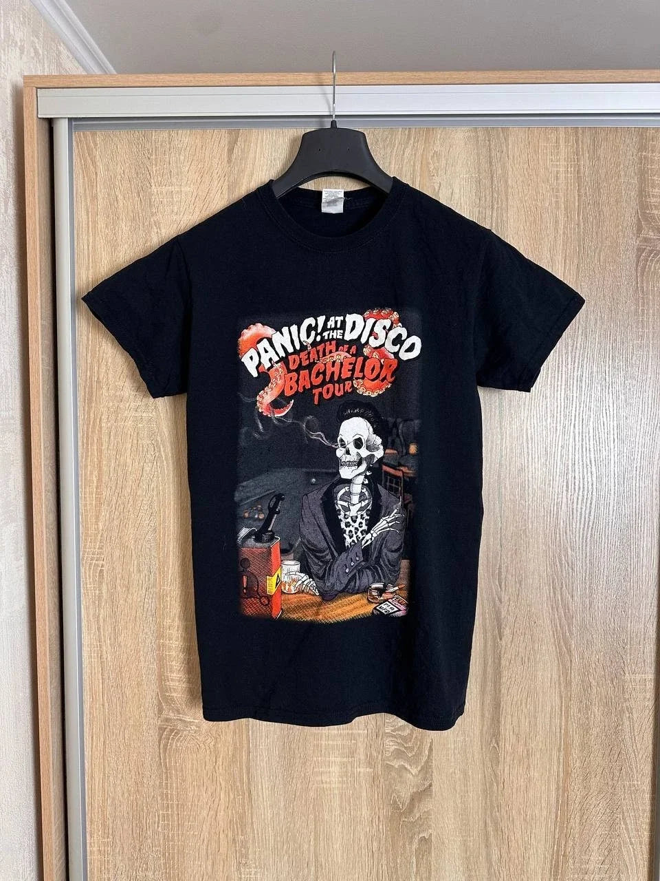 Panic! at the Disco Death of a Bachelor T Shirt Tour Mens Size S Black