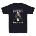 Don't Like Me? Fvck Off Problem Solved Defiant Tattoo Nun Gothic Men's T-Shirt