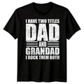Mens Dad Grandad Funny Fathers Day T-Shirt Tee Best Daddy Ever Papa Life Gift#FD