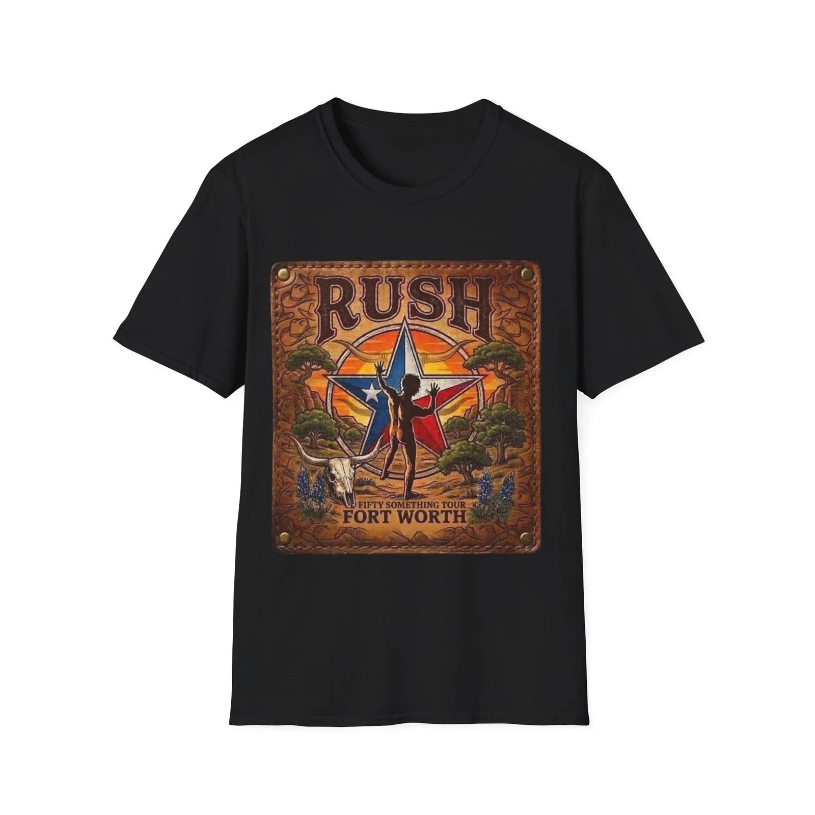 Unisex Soft Cotton T-Shirt.  Rush Fifty Something. Fort Worth Texas