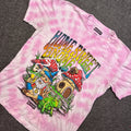 Boxset Home Sweet Gnome T-Shirt Mens Medium Pink Tie Dye Graphic Psychedelic