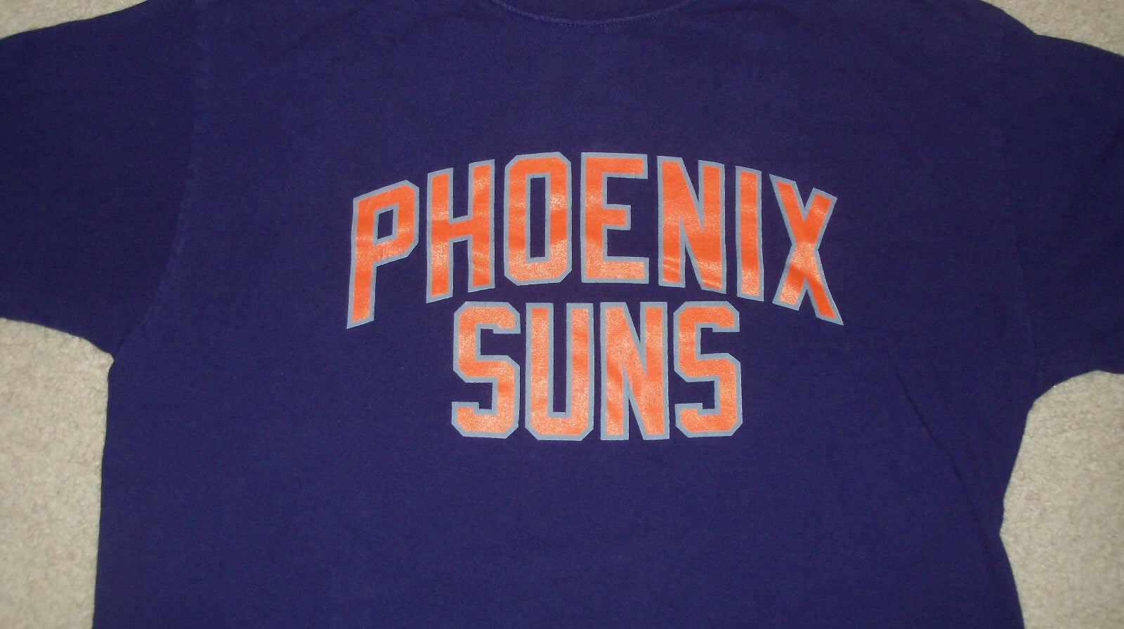 Vintage 90s Classic Simple PHOENIX SUNS NBA Basketball Shirt Size LARGE Mens