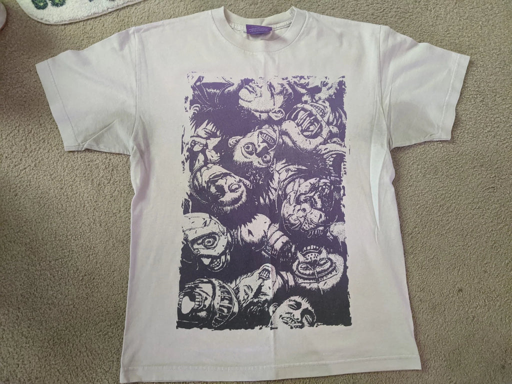 Vintage Eksobition Street Wear T-shirt Size Med Obey Hundreds Mishka USA