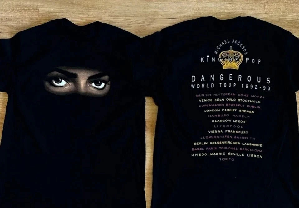 Michael Jackson Dangerous World Tour 1992-93 Unisex T-Shirt, Reprint
