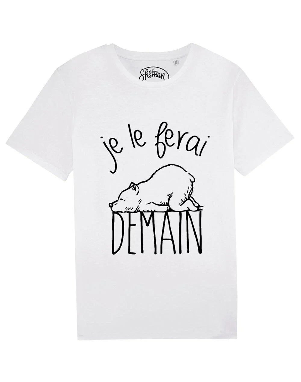 Men's Short Sleeve T-Shirt White, I Will Do It Tomorrow