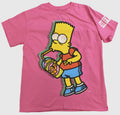 Neff x The Simpsons Mens Bart All Syrup Super Squishee Pink Shirt New M, L, XL