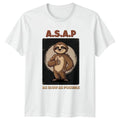 ASAP As Slow As Possible T-Shirt Sloth Wildlife Birthday Gift For Him And Her