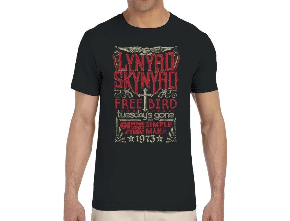 Lynyrd Skynyrd Free Bird Tuesday's Gone Simple Man Songs T-Shirt